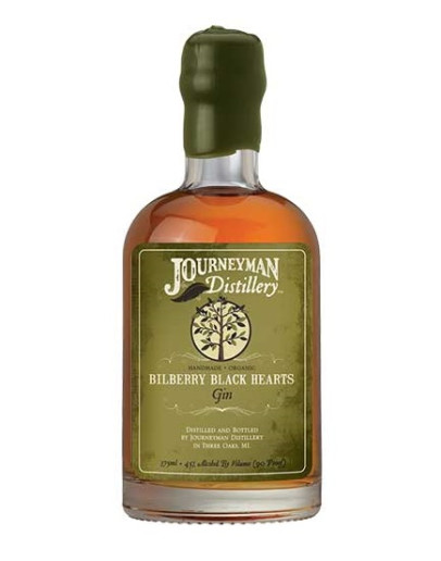 Gin Journeyman Bilberry Black Hearts Aged In