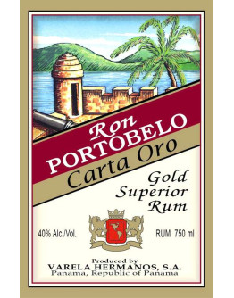 Rum Portobelo Carta Oro