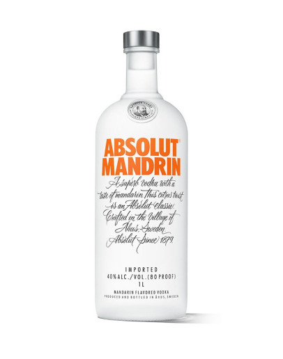 Vodka Absolut Mandrin 1 l