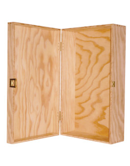 Cassetta in legno per 2 bottiglie