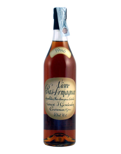 Bas Armagnac Veuve Goudoulin 1973 Brut de fut in cassa di legno