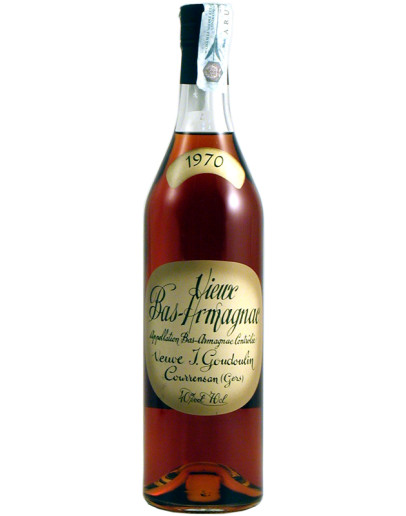 Armagnac Veuve Goudoulin 1930 in cassa di legno