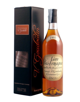 Bas Armagnac Veuve Goudoulin 1993 in cassa di legno