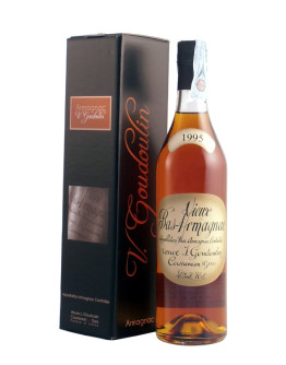 Bas Armagnac Veuve Goudoulin 1995 in cassa di legno