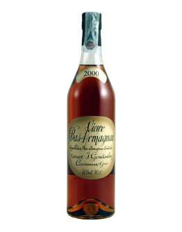 Bas Armagnac Veuve Goudoulin 2000 in cassa di legno