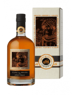 Grappa Capo di Stato Riserva 5 yo LEI in cassa di legno 1 l