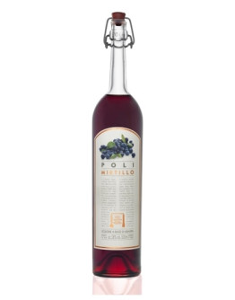 Liquore con Grappa Poli e infuso di mirtilli