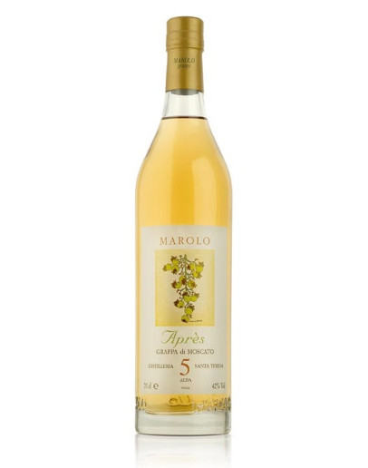 Grappa Marolo di Moscato Invecchiata 5 anni - Apres