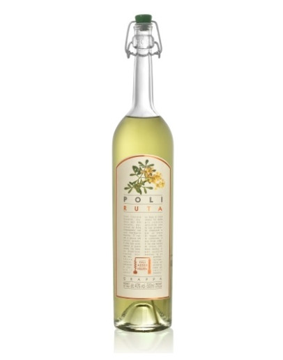 Grappa Poli con infusione di Ruta