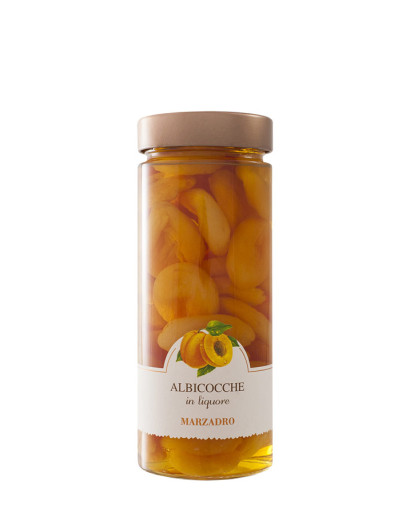 Vaso di frutta Albicocche in liquore