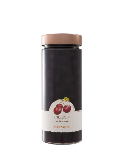 Vaso di frutta Ciliegie Bell'Italia in liquore