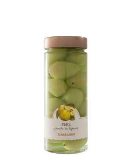Vaso di frutta Pere Santa Lucia in liquore 70 cl